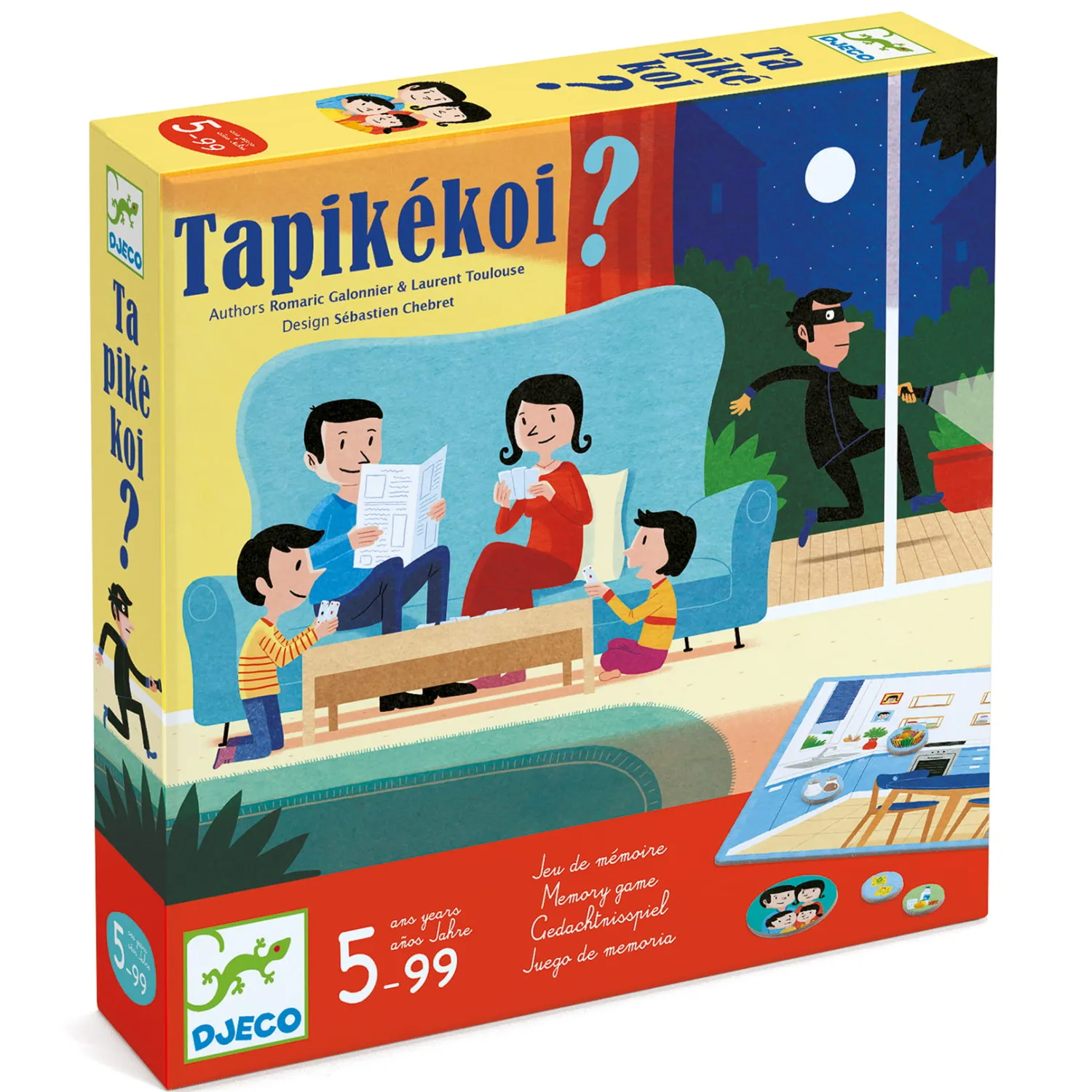 Djeco Gra pamięciowa Tapikekoi