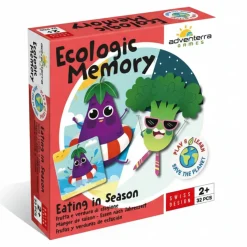 Adventerra Games Gra planszowa memory dla dzieci - Sezonowe owoce i warzywa
