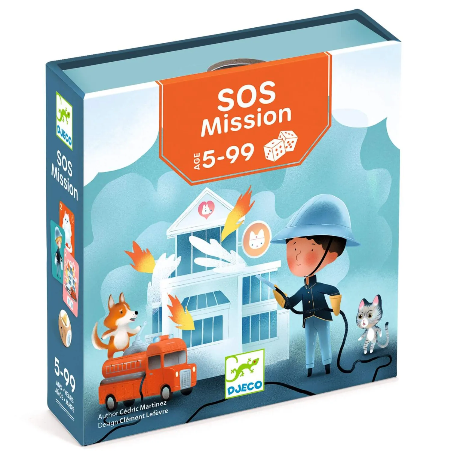 Djeco Gra planszowa SOS MISSION 5+