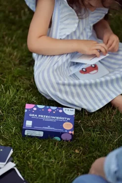 rozwojowa mama Gra przeciwieństw - zestaw gier karcianych + mini e-book 2+