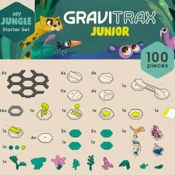 Ravensburger GraviTrax JUNIOR. Zestaw Startowy L - Dżungla, 100 el.