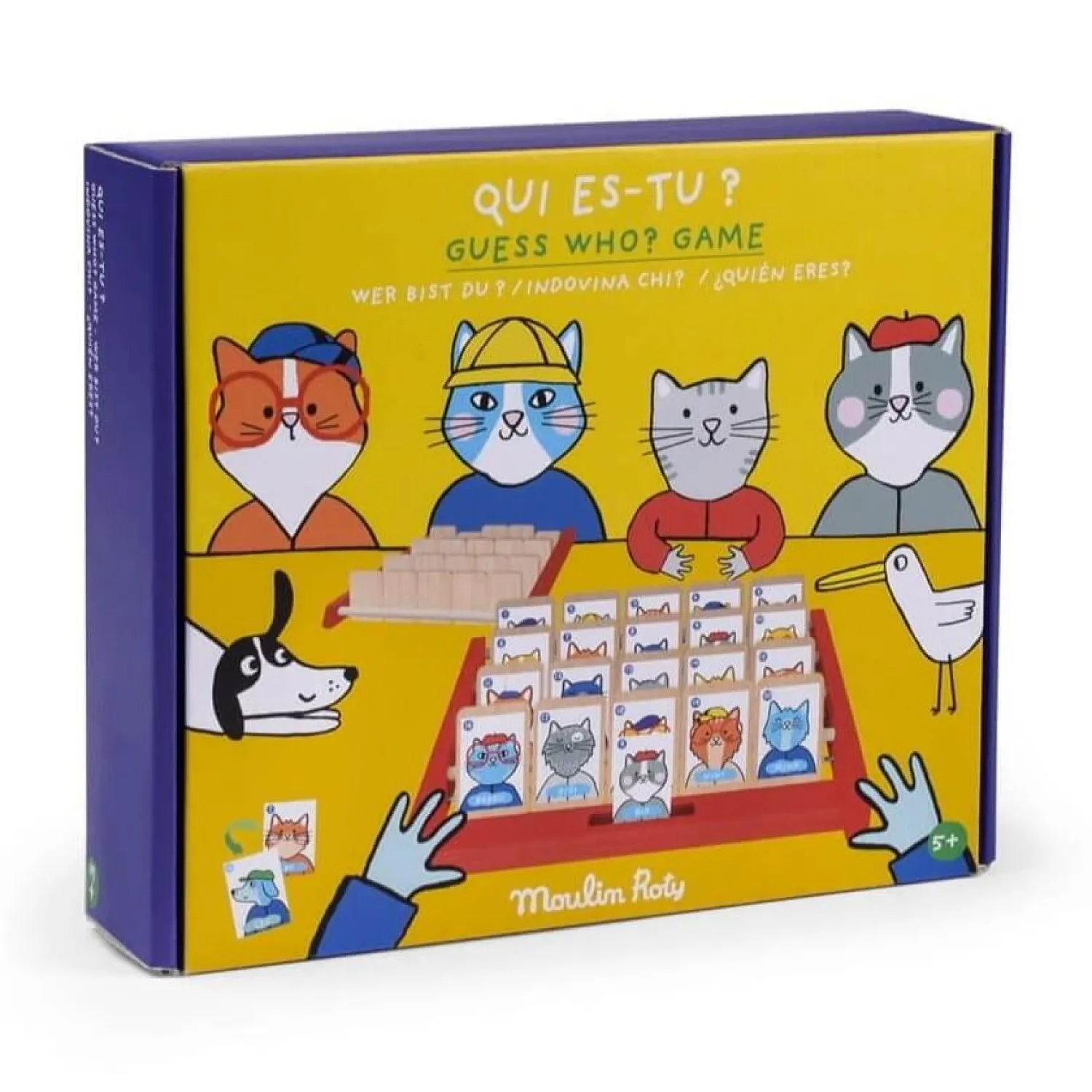 Moulin Roty Gra Zgadnij kto to? LES LOUFOQUES