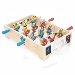 Janod Gra zręcznościowa drewniana Mini hokej Applepop 3+