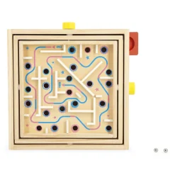 Janod Gra zręcznościowa Labirynt Ball Maze Applepop 5+
