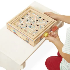 Janod Gra zręcznościowa Labirynt Ball Maze Applepop 5+