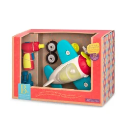 B.Toys Happy Cruisers – Take-apart airplane – samolot do demontażu i skręcania, z wiertarką
