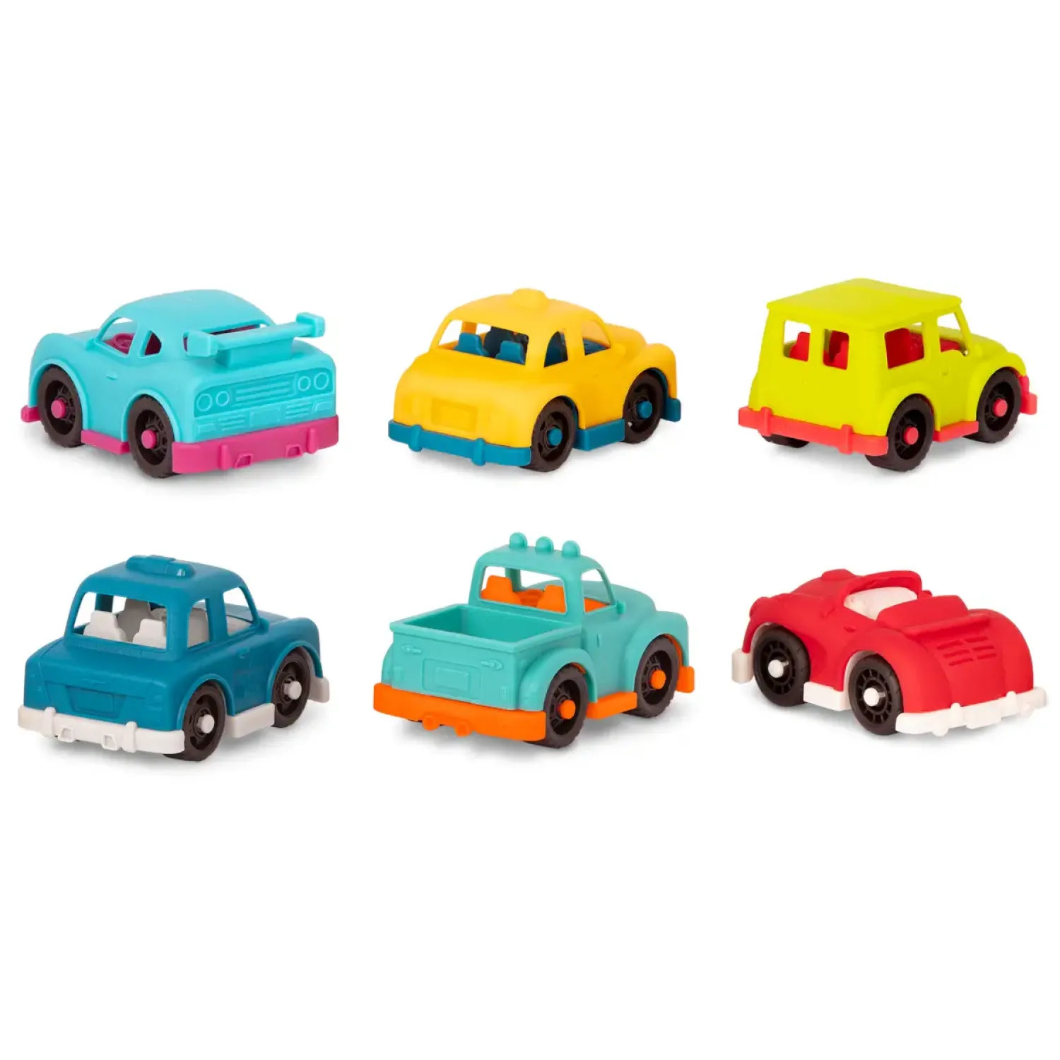 B.Toys Happy Cruisers – zestaw 6 małych autek