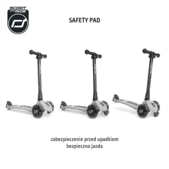 Scootandride Highwaykick 3 LED Hulajnoga składana ze świecącymi kółkami 3+ Kiwi