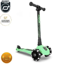 Scootandride Highwaykick 3 LED Hulajnoga składana ze świecącymi kółkami 3+ Kiwi