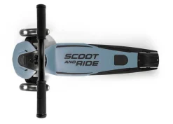 Scootandride Highwaykick 5 LED Hulajnoga trójkołowa balansowa ze świecącymi kółkami 5+ Steel