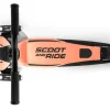 Scootandride Highwaykick 5 LED Hulajnoga trójkołowa balansowa ze świecącymi kółkami 5+ Peach