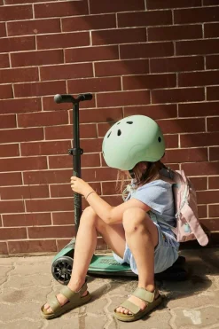 Scootandride Highwaykick 5 LED Hulajnoga trójkołowa balansowa ze świecącymi kółkami 5+ Forest
