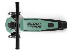 Scootandride Highwaykick 5 LED Hulajnoga trójkołowa balansowa ze świecącymi kółkami 5+ Forest