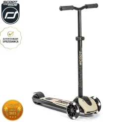 Scootandride Highwaykick 5 LED Hulajnoga trójkołowa balansowa ze świecącymi kółkami 5+ Ash