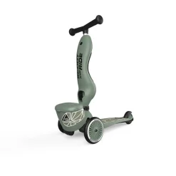Scootandride Highwaykick 1 Lifestyle 2w1 Jeździk i hulajnoga z zamykanym schowkiem 1-5 lat Green Lines