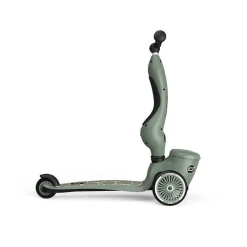Scootandride Highwaykick 1 Lifestyle 2w1 Jeździk i hulajnoga z zamykanym schowkiem 1-5 lat Green Lines