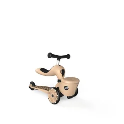 Scootandride Highwaykick 1 Lifestyle 2w1 Jeździk i hulajnoga z zamykanym schowkiem 1-5 lat Leopard