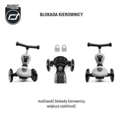 Scootandride Highwaykick 1 2w1 Jeździk i hulajnoga 1-5 lat Kiwi kolekcja Icecream
