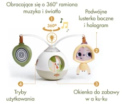 Tiny Love Interaktywna karuzela, czas dla brzuszka - Boho Chic