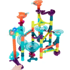 B.Toys Interaktywny kulodrom ze światłem Marble-Palooza, wersja Deluxe