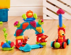 B.Toys Jungle Adventures - klocki jeżyki w tubie - zestaw DŻUNGLA, 54 elementy