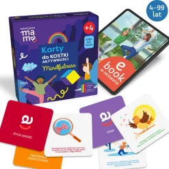 rozwojowa mama Karty do kostki aktywności - mindfulness + mini e-book 4+