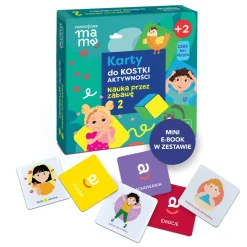 rozwojowa mama Karty do kostki aktywności - nauka przez zabawę 2 + mini e-book 2+