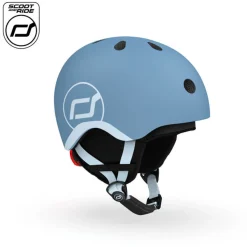 Dzieci Scootandride Kask narciarski zimowy XXS-S dzieci 1+ Steel
