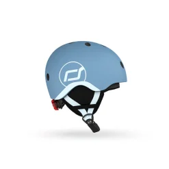 Dzieci Scootandride Kask narciarski zimowy XXS-S dzieci 1+ Steel
