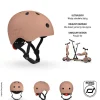 Dzieci Scootandride Kask S-M dla dzieci 3+ Mocha