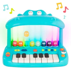 B.Toys Keyboard ze skaczącymi ptaszkami - Hippo Pop Play Piano