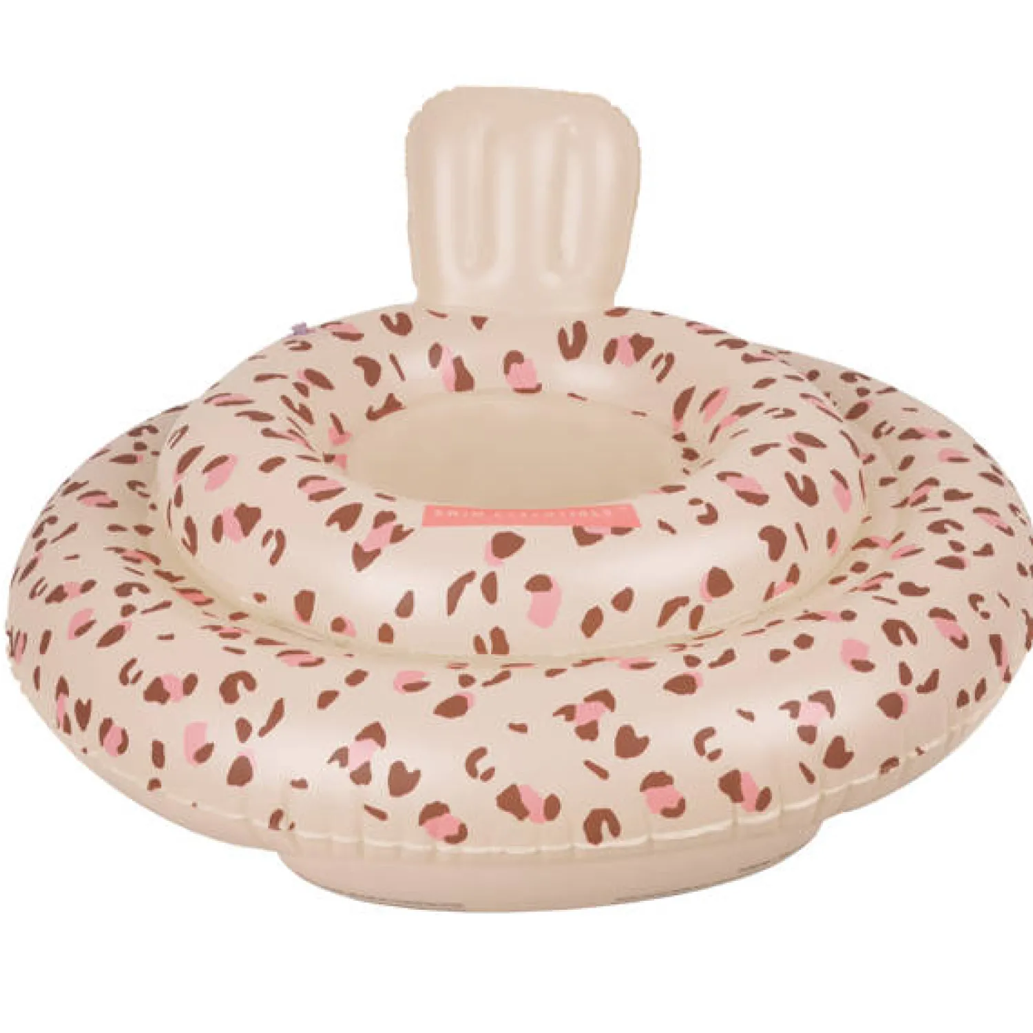The Swim Essentials Kółko treningowe dla dzieci Leopard Old Pink