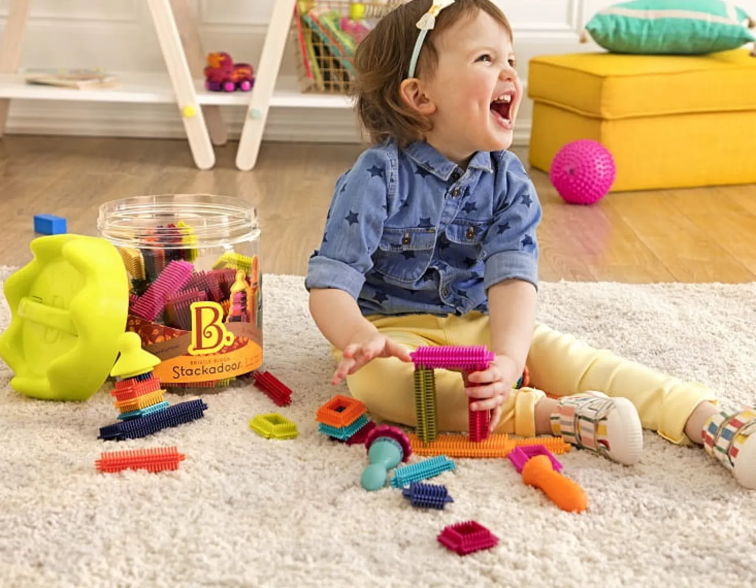 B.Toys Klocki jeżyki w słoju
