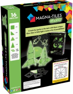 Magna-Tiles Klocki magnetyczne Glow 16 el.