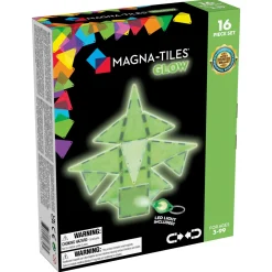 Magna-Tiles Klocki magnetyczne Glow 16 el.