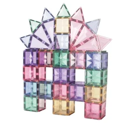 Cleverclixx Klocki magnetyczne Large Creative Pack Pastel - 125 el.