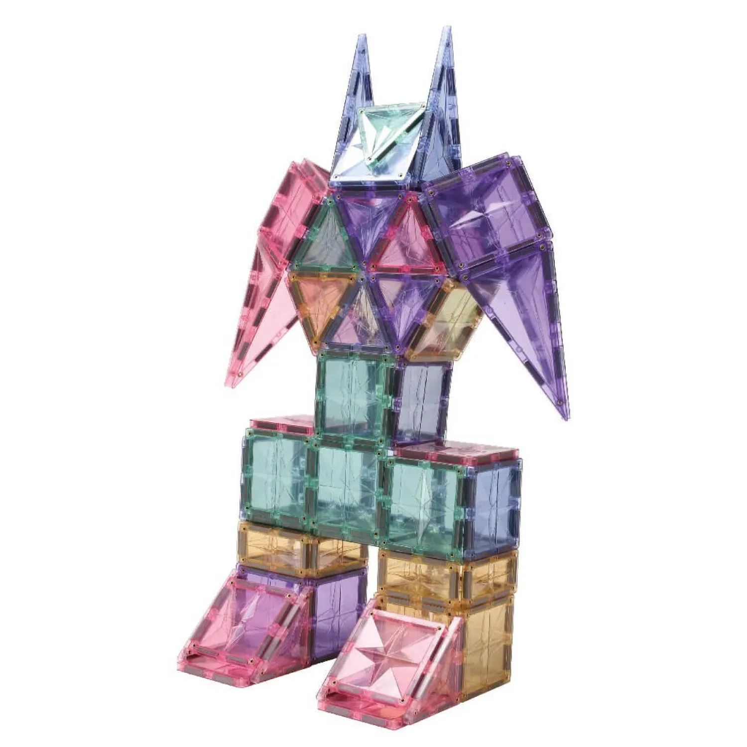 Cleverclixx Klocki magnetyczne Large Creative Pack Pastel - 125 el.