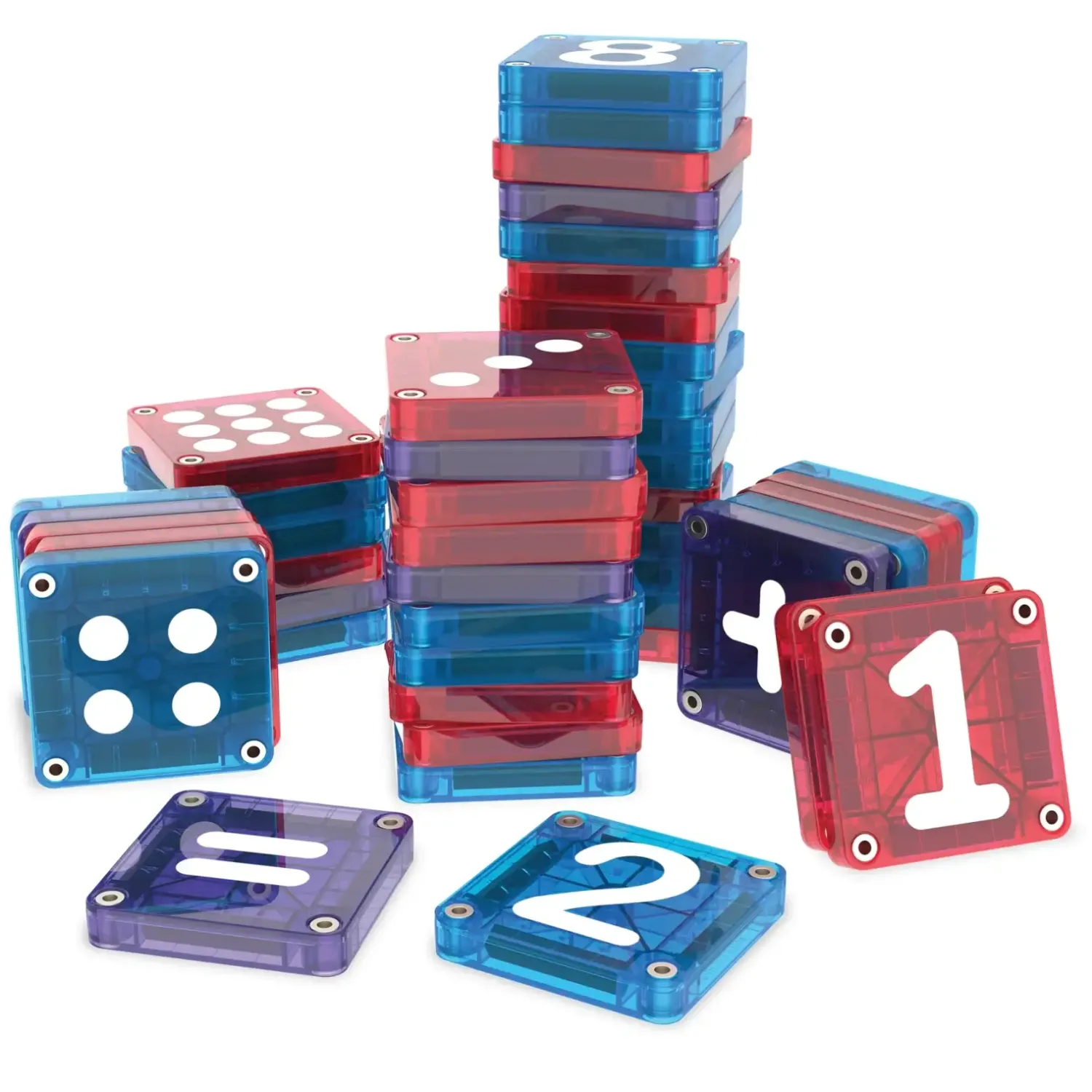 Magna-Tiles Klocki Magnetyczne Learn Numbers 56 el.