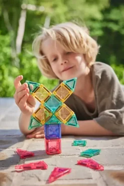 Cleverclixx Klocki magnetyczne Mini Tiles Pack Pastel 28 el.