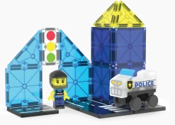 Magna-Tiles Klocki magnetyczne Patrol Policji 20 el.