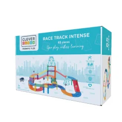 Cleverclixx Klocki magnetyczne Race Track Intense - 65 el.