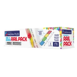 Magna-Tiles Klocki Magnetyczne Rail Racers Rail Pack
