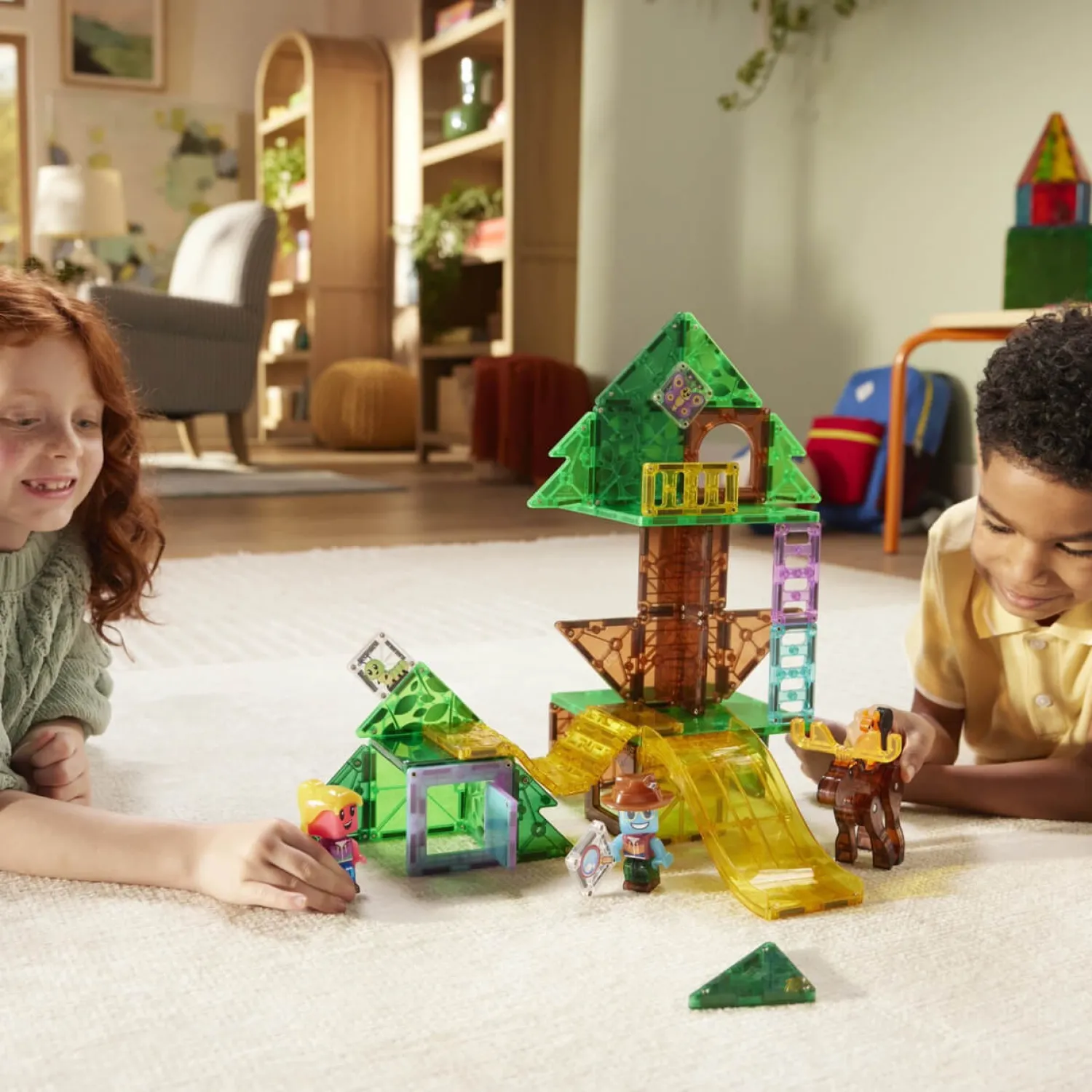Magna-Tiles Klocki Magnetyczne Tree Top Adventure, 42 el.