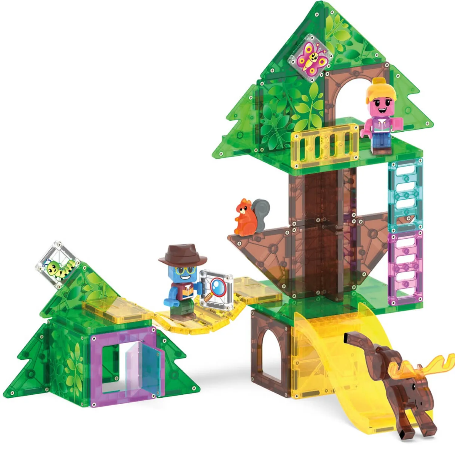 Magna-Tiles Klocki Magnetyczne Tree Top Adventure, 42 el.