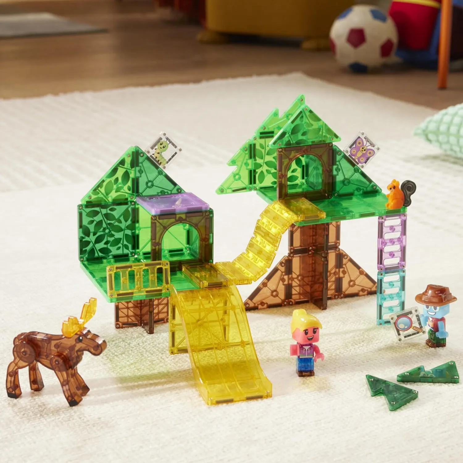Magna-Tiles Klocki Magnetyczne Tree Top Adventure, 42 el.