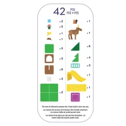 Magna-Tiles Klocki Magnetyczne Tree Top Adventure, 42 el.