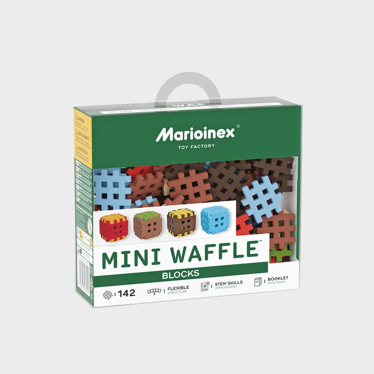 Marioinex Klocki Mini Waffle Blocks 142el.