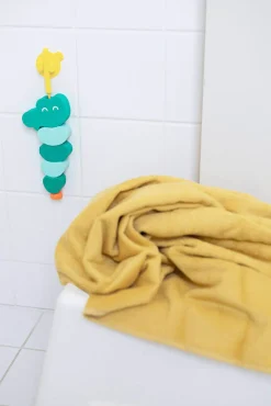 QUUT Klocki piankowe do nawlekania do kąpieli Beedi - Croco