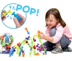 Fat Brain Toys Klocki Przyssawki - Zestaw Delux