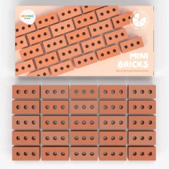 Inspire My Play Klocki silikonowe do zabaw sensorycznych mini - cegły